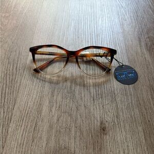 quay australia all nighter tortoise brown cateye blue light glasses eyewear new